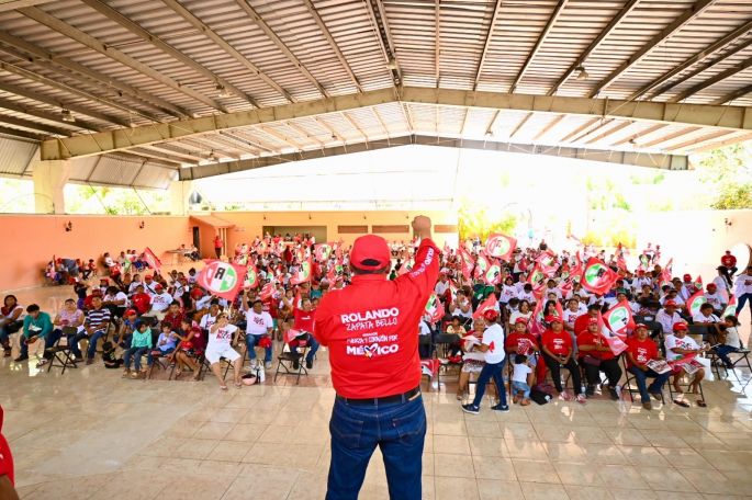 Rolando Zapata pide a la ciudadanía votar 6 de 6 por las candidaturas del PRI