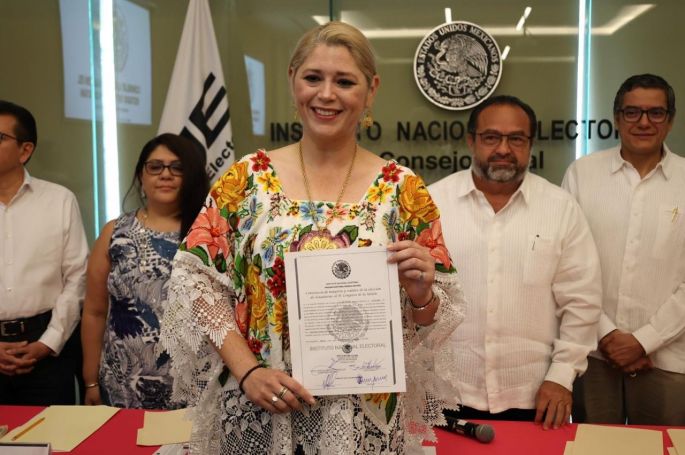 Verónica Camino Farjat ya es Senadora electa por Yucatán