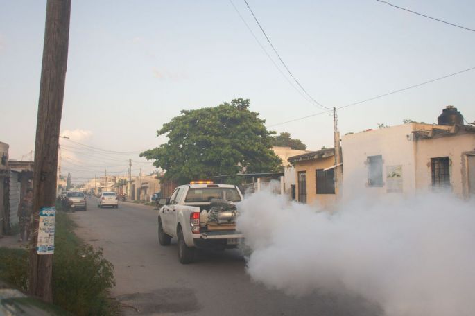 Continúan las tareas de fumigación contra el dengue, zika y chikungunya en Mérida y en el interior del estado