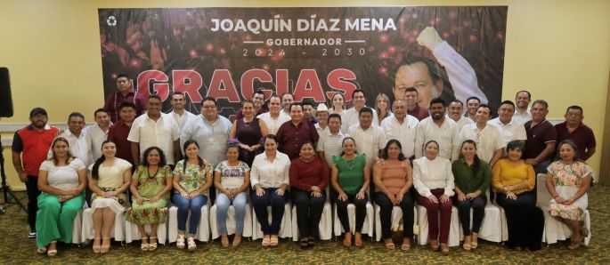 Exhorta Díaz Mena a alcaldes de Morena priorizar el desarrollo humano, la cultura y el deporte