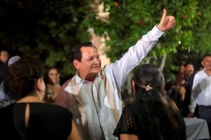 Agradece Huacho Díaz Mena al pueblo de San Felipe 