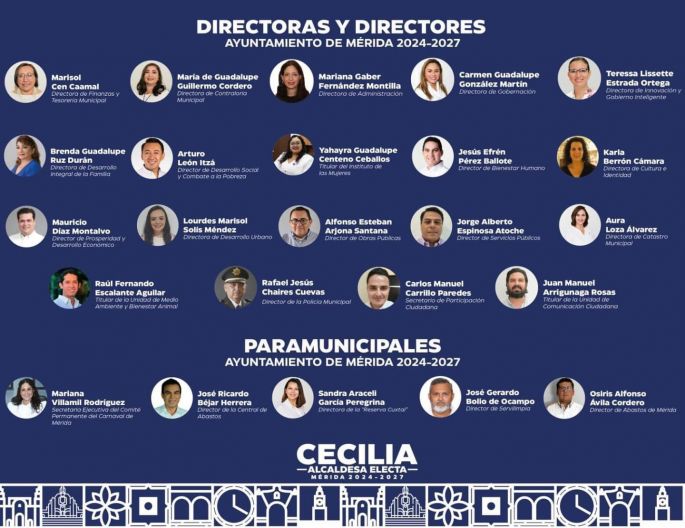 Presentan al próximo gabinete del Ayuntamiento de Mérida 