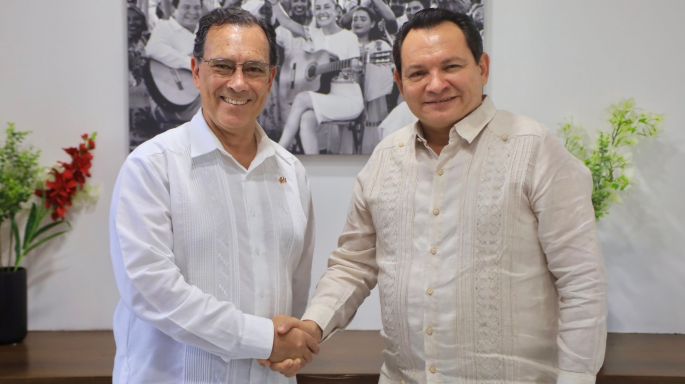 Recibe Joaquín Díaz Mena la visita del embajador de Portugal en México