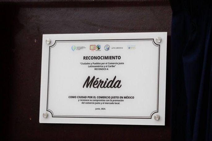Mérida, primera ciudad en obtener el distintivo Ciudad Latinoamericana por el Comercio Justo