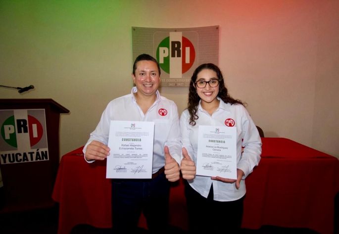 Mérida ya tiene Presidente y Secretaria General priísta rumbo al 2027: Gaspar Quintal 