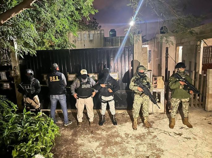 Fuerzas federales y estatales aseguran más de 100 kilos de droga en Kanasín 