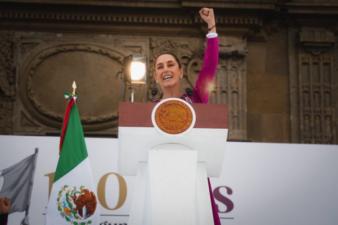 Claudia Sheinbaum rinde informe al pueblo de México por los 100 días del Segundo Piso de la Cuarta Transformación