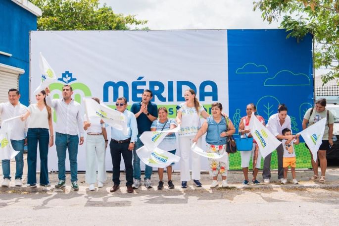 Mega operativo de limpieza en Chuburná de Hidalgo