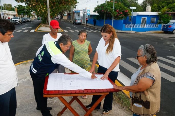 Mejores calles para Mérida en previsión de la temporada de lluvias: Cecilia Patrón