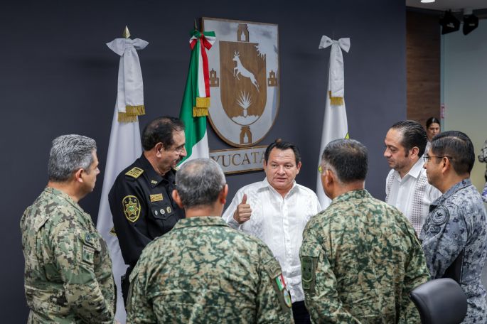 Gobernador Joaquín Díaz Mena reafirma compromiso con la seguridad en Yucatán