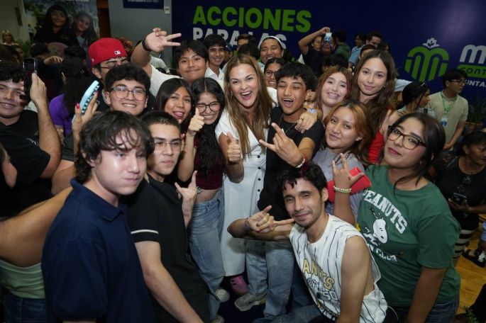 Presenta Cecilia Patrón acciones a juventudes meridanas, “Mérida mejora con las y los jóvenes”. 