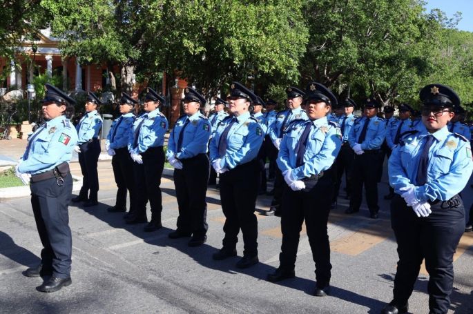 Policía de Mérida reporta saldo blanco durante la celebraciones patrias en el Centro Histórico