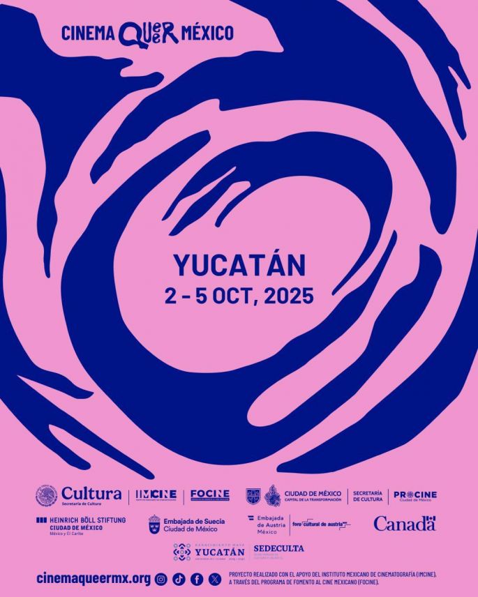 Cinema Queer llega a Yucatán con muestra fílmica y punto de encuentro para diversidades sexuales