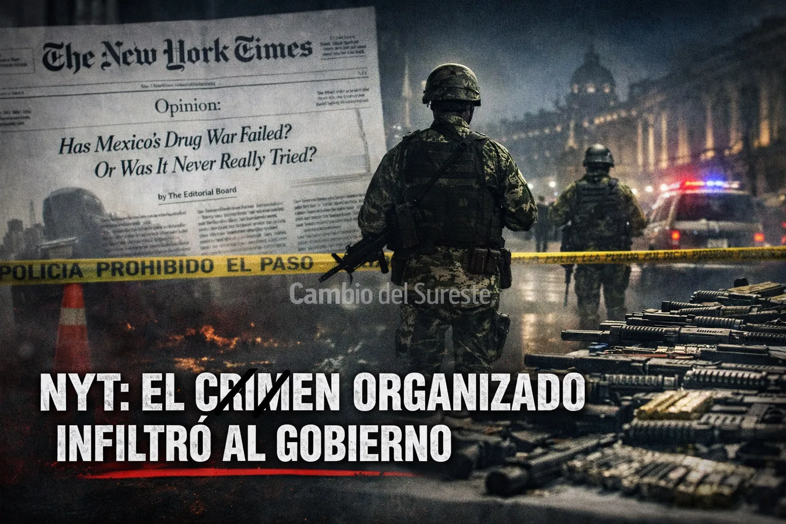 New York Times asegura que el crimen organizado ya infiltró al gobierno de México