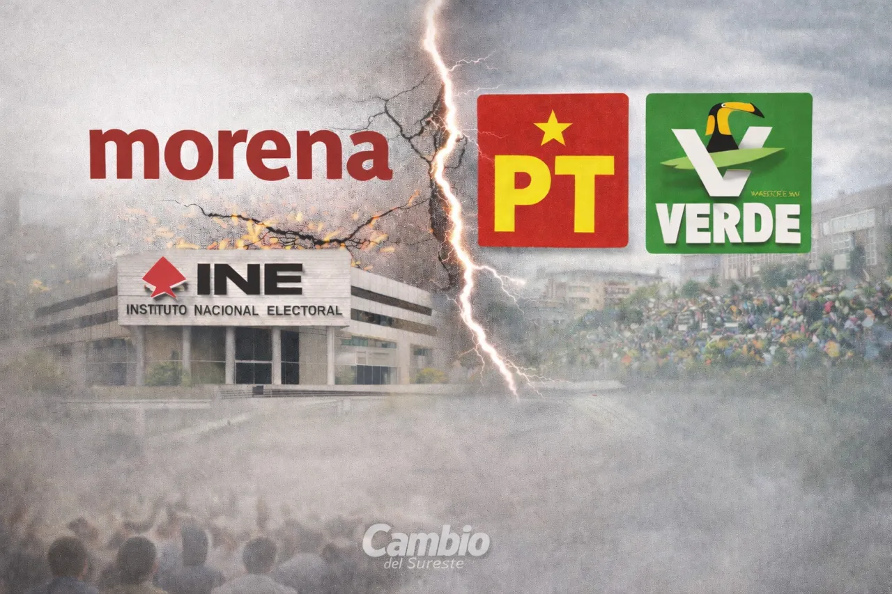 MORENA empuja reforma electoral… pero sus aliados ponen freno