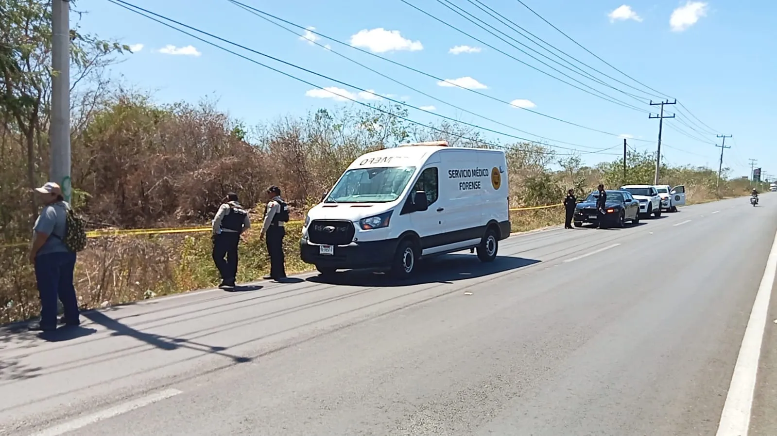 Trágico hallazgo en periférico de Mérida; encuentran a hombre sin vida