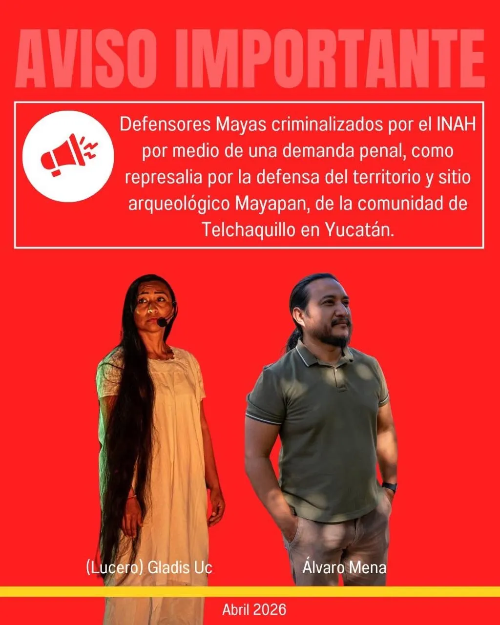 Denuncian criminalización contra comunidad maya por conflicto en zona arqueológica de Mayapán