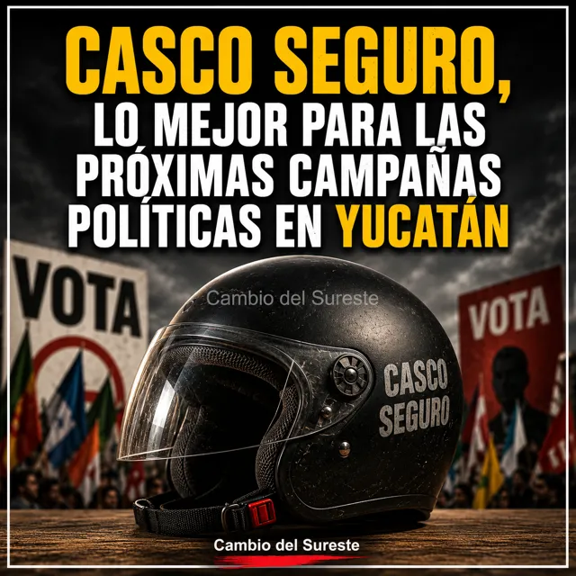 Casco seguro, lo mejor para las próximas campañas políticas en Yucatán