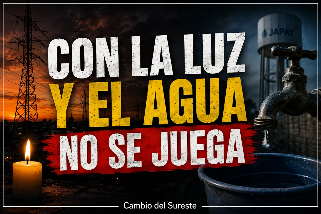 Con la luz y el agua no se juega
