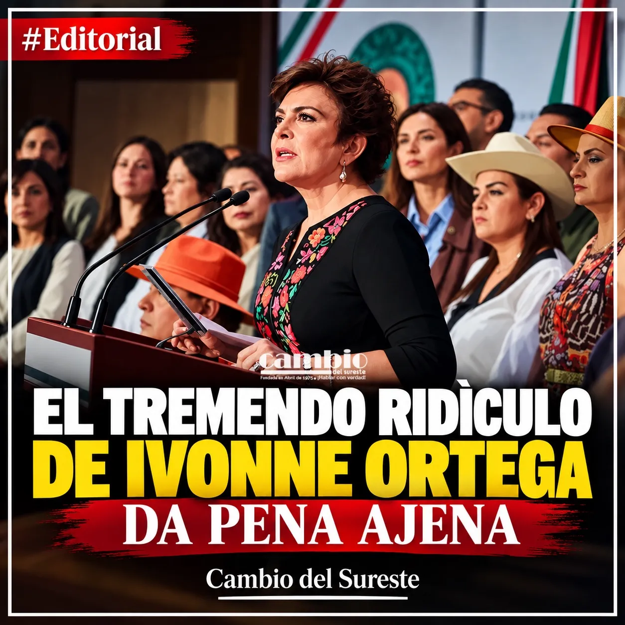 El tremendo ridículo de Ivonne Ortega da pena ajena