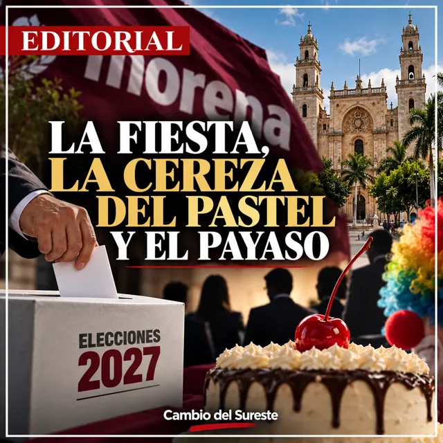 La fiesta, la cereza del pastel y el payaso